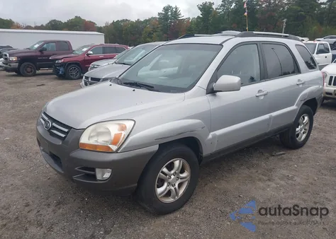 2008 Kia Sportage Ex V6 из США, поврежденный, VIN KNDJF723387495672